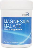 Pharmax - Magnesium Malate - Supports Optimal Muscle, Tissue, Bone, and Tooth Health - 120 Capsules