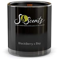 Scented Natural Organic Non Toxic Soy Wax Wooden wick Candle |Long Lasting Candles With Fragrant Aromatherapy Essential Oil Luxury Fragrance for Home Decorative Gift Idea for Relaxation and Meditation