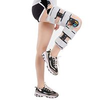 SRSGF Knee Brace,Knee Joint Fixed Support Leg Lower Limb Rehabilitation Adjustable Fracture Aluminum External Fixation for Arthritis Pain, Athletic Injury, Meniscus and Patella Surgery