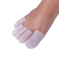 Toe Caps ROSENICE Silicone Toe Cover Gel Toe Protection for Corn Blisters Pain Relief 5 Pairs