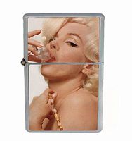 Customized Collectables Marilyn Monroe Drinking Martini Classic Sexy Flip Top Oil Cigarette Lighter