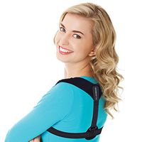 Adjustable Back Posture Corrector by EcoGear FX - A Light Weight Posture Brace for Men and Women Ideal for Shoulder Support, Upper Back & Neck Pain Relief