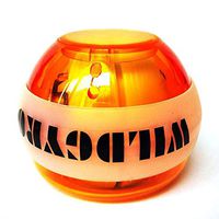 Gyroscope Ball Force Power Ball Gyro Led Light Wrist Ball Arm Exerciser Strengthener Muscle Relax Training Orange