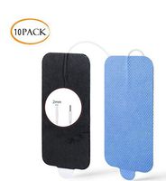 OasisSpace TENS Unit Electrodes Pads 10 PCS,Value Packs Long Lifetime Reusable Individual Package Non-Irritating FDA Approved for TENS Unit Muscle Stimulator (2''x4'' - 10 PCS)