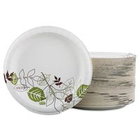 Dixie Ultra Ultra Pathways Heavyweight Paper Plates, 8 1/2", Green/Burgundy, 125 per Pack