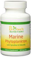 Biotech Nutritions Marine Phytoplankton with Spirulina and Chlorella Vegetable Capsule, 30 Count