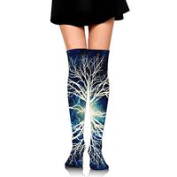 HCZHUCK Tree Shadow Women Cute Knee High Compression Socks Sports Running Socks