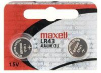 Online Fitness Maxell LR43 Replacement Batteries