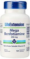 Life Extension Mega Benfotiamine 250 mg, 120 Vegetarian Capsules, Package may vary