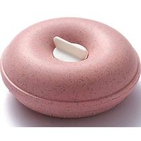 Pill Organizer, Pill Box for Pills/Vitamin/Fish Oil/Supplements,4 Girds Rotated Medicine Case Pill Box Travel Pill Case Splitter Pill Organizer Travel Protable Medicine Box Pill Container (Pink)