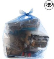 46 Gallon Heavy Duty Large Blue Recycling Trash Bags [300 PACK] -Blue Yard Trash Bags, Great for Aluminum, Glass bottles and Landscaping Bag, Recycling Garbage Bags, 2 Mil (46 Gallon - 10 Count)