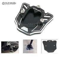 Frames & Fittings for Honda CB 650F CB650F CB650 2015-2018 Motorcycle CNC Side Kickstand Stand Extension Support Plate with Logo Black