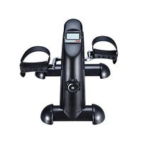 Mini Exercise Bike,for Leg and Arm Pedal Exercise with Adjustable Resistance and LCD Monitor