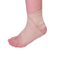 BraceAbility Kids Elastic Ankle Support | Youth Foot Sleeve Wrap & Arch Support Strap for Child Ankle Instability, Athletic Protection, Gymnastics, Soccer (Small)