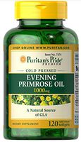 Puritan's Pride Evening Primrose Oil 1000 mg with GLA -120 Softgels