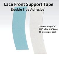 Lace Front Support Shape"C" 36-pcs per pack double side adhesive