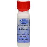 Hylands Homeopathic Ruta Grav 6X 250 Tab