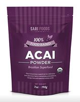 Organic Acai Powder (7 Ounce): Natural Freeze Dried Superfood, Non-Synthetic & Naturally Occurring Plant Based Nutrition, Antioxidants, Omega Fatty Acids, Essential Amino Acids, Calcium, and Iron.