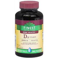 Finest Nutrition D3, 2000IU, 220 Softgels