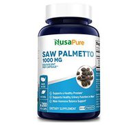 Saw Palmetto Extract 1000mg per Caps Vegetarian 200 Capsules (Non-GMO & Gluten Free) - Healthy Urination Frequency & Flow Formula - May Help Block DHT