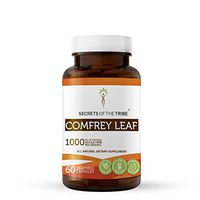 Comfrey Leaf 60 Capsules, 1000 mg, Organic Comfrey Leaf (Symphytum uplandicum) Dried Leaf (60 Capsules)