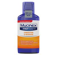 Mucinex Fast-Max Congestion & Headache Liquid, 6oz