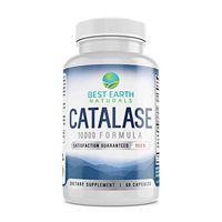 Catalase 10,000 Formula Enzyme Supplement - Natural Catalase Enzyme with Biotin, Saw Palmetto, 10,000 Units of Catalase & More!