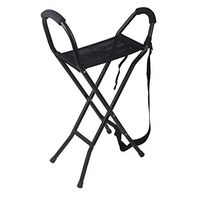 Tx Seniors Lightweight Folding Chair, Aluminum Alloy Four-Legged Stool, The Elderly Crutches, Walking Sticks, Chairs
