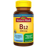 Nature Made Vitamin B12 1000 mcg Softgels, 90 Count for Metabolic Health† (Packaging May Vary)