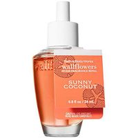 Bath and Body Works Sunny Coconut Wallflowers Fragrance Refill 0.8 Fluid Ounce (2019 Edition, New Look)