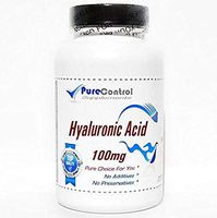 Hyaluronic Acid 100mg // 180 Capsules // Pure // by PureControl Supplements