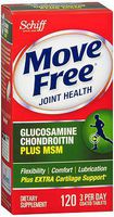 Schiff Move Free Advanced Tablets Plus 1500mg MSM - 120 Coated Tablets, Pack of 5