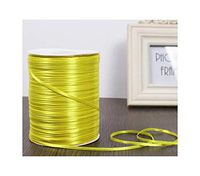 3Mm Satin Ribbon 22 Meters/Lot DIY Handmade Crafts Supplies Wedding Birthday Party Gift Wrapping White Beige Cream Ribbons,Yellow