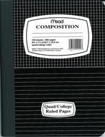 Mead Composition Book Special Ruled 9.75 inches X 7.5 inches 100 Sheets (6-Pack)