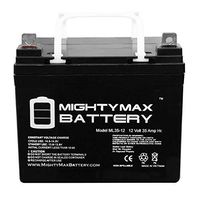 Mighty Max Battery 12V 35Ah Wheelchair Battery for Everest Jennings 3H - 2 Pack Brand Product