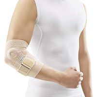 Bauerfeind - EpiTrain - Elbow Support - Targeted Compression for Chronic Elbow Pain - Size 1 - Color Nature