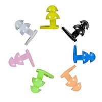 Bestartstore Kids Children Youth Swimming Earplugs - 7 Pairs (14pcs) Soft Silicone Waterproof Ear Plug Sleeping Ear Plugs - Available in 6 Colors (Mixed Color)