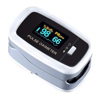 Pulse Oximeter Fingertip, ATMOKO Pulse Oximeter Finger Oximetry SPO2 Blood Oxygen Saturation Monitor Heart Rate Monitor Rotatable OLED Digital Display Portable with Batteries and Lanyard