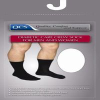 MCK86150300 - Scott Specialties Diabetic Socks Crew Small Black