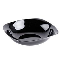 Fineline Settings 1512-BK-X, 12 Oz. Renaissance Black Plastic Bowls, Disposable Catering Soup Salad Dessert Bowls, 10-Piece Pack