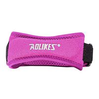 Patella Knee Strap for Running, Fitness, Stairs Climbing/Adjustable Patellar Tendon Support Band for Basketball,Athletics/Tendonitis Pain Relief Brace for Jumper's Knee and Chondromalacia (Pink)