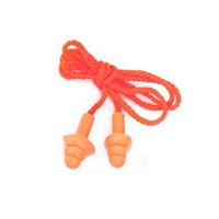 Corded Tree Shape Safety Silicone Soft Ear Plugs Hearing Protection