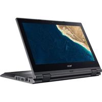 Acer TravelMate Spin B1 B118-G2-R 11.6" Touchscreen LCD 2 in 1 Notebook - Intel Celeron N4000 Dual-Core (2 Core) 1.10 GHz - 4 GB DDR4 SDRAM - 64 GB Flash Memory - Windows 10 Pro Education 64-bit