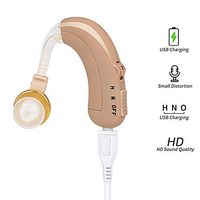 USB Rechargeable Hearing Aids Mini Ear Hearing Amplifier Adjustable Tone Hearing Aid Sound Amplifier Hearing Device for Elderly