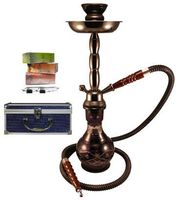 19" 2 Hose Midnight Hookah Aficionado
