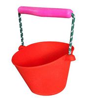 Beach Toys Bucket Foldable Silicone Pail Collapsible Sand Buckets Shower Bath Pour Bucket Hand-held Barrel
