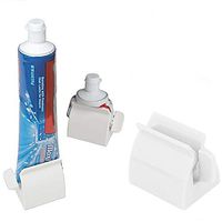 KaLaiXing brand Rolling Toothpaste Tube Squeezer Easy Squeeze Dispenser Bathroom Accessory--white