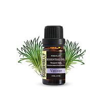 Essential Oils, Aromatherapy Essential Oil 100% Pure Lavender, Rosemary, Rose, Tea Tree, Geranium Flower Scent Essential Oil Gift for Parents, Friends (Vetiver)