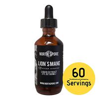North Spore | Lion's Maine Nootropic Mushroom Tincture | Pure Extraction from Lion's Mane Mushroom Fruiting Bodies | 2 Fl Oz (60 Servings)
