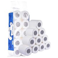 Toilet Paper, Ultra Soft Touch Professional Series Premium 3-Ply Toilet Paper Home Kitchen Toilet Tissue, Soft Strong and Highly Absorbent Degradable Roll Paper Hand Towels for Daily Use (White)